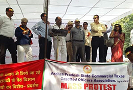 AICCTA dharna at Jantar Mantar New Delhi